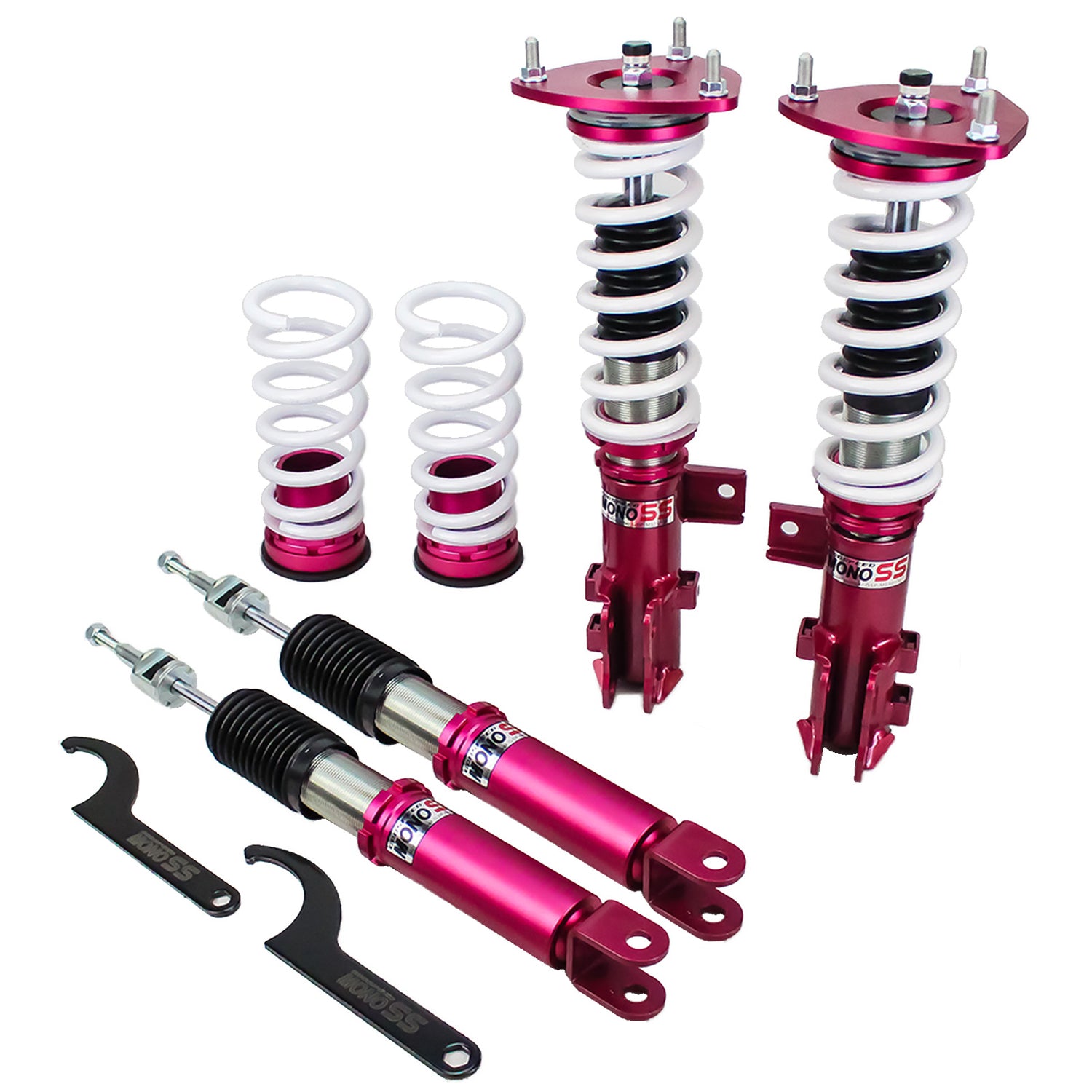 Godspeed MSS0107 MonoSS Coilover Lowering Kit, Fully Adjustable, Ride Height, Spring Tension And 16 Click Damping, Hyundai Tucson 2009-15