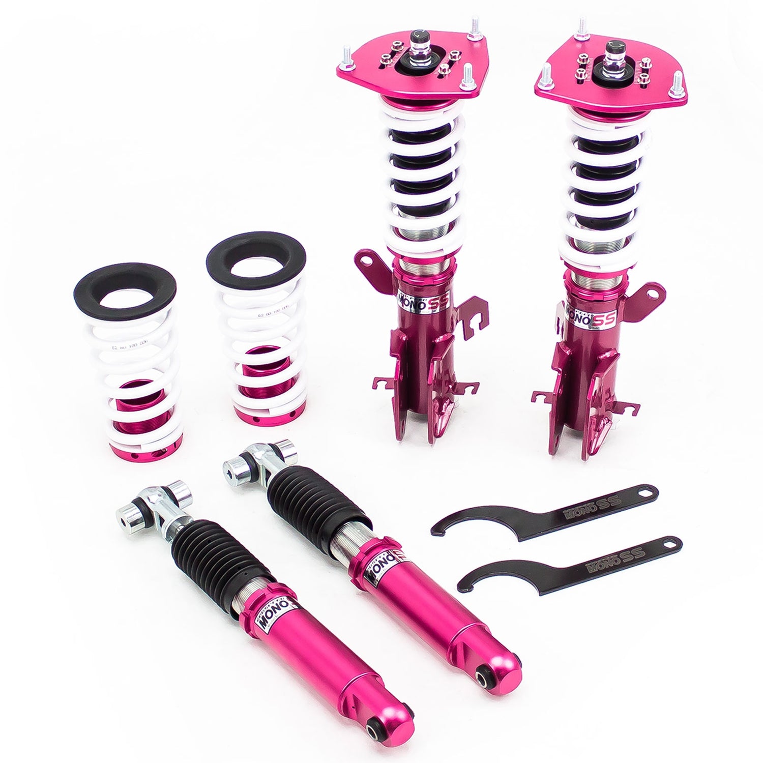 Godspeed MSS0135 MonoSS Coilover Lowering Kit, Fully Adjustable, Ride Height, Spring Tension And 16 Click Damping, Nissan Sentra(B16) 2007-12