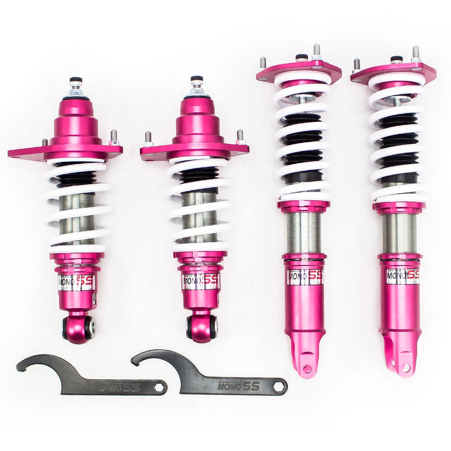 Godspeed MSS0147 MonoSS Coilover Lowering Kit, Fully Adjustable, Ride Height, Spring Tension And 16 Click Damping, Mazda Miata(NC) 2006-15