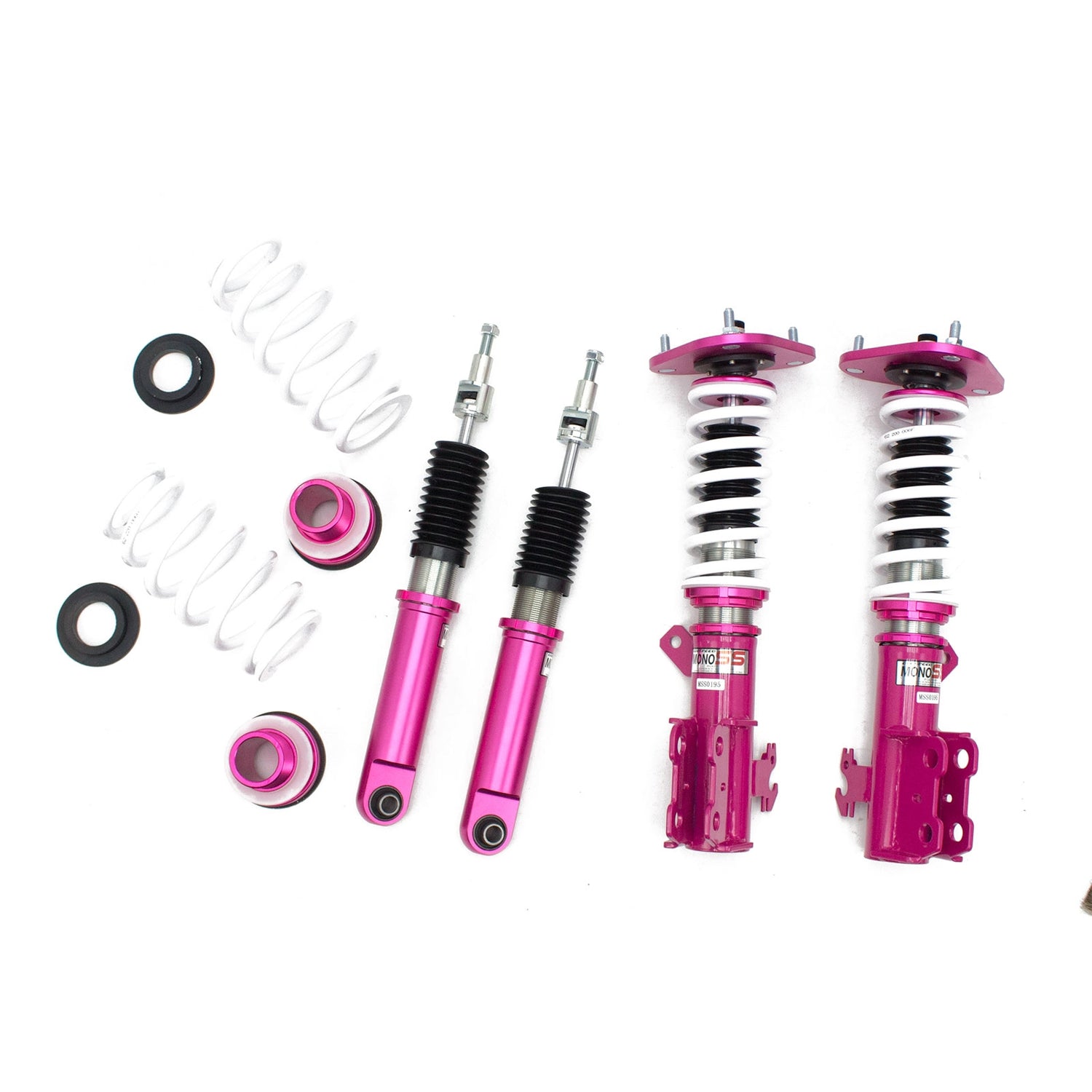 Godspeed(MSS0195) MonoSS Coilover Lowering Kit, Fully Adjustable, Ride Height, Spring Tension And 16 Click Damping