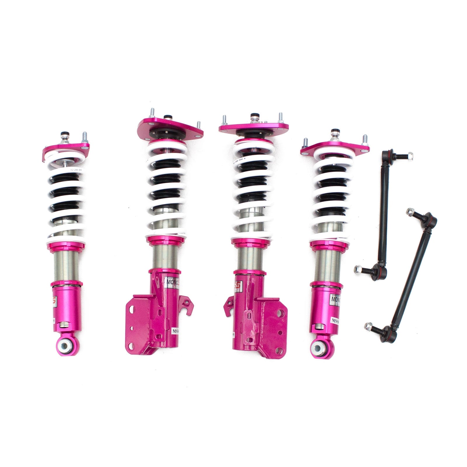 Godspeed(MSS0199) MonoSS Coilover Lowering Kit, Fully Adjustable, Ride Height, Spring Tension And 16 Click Damping