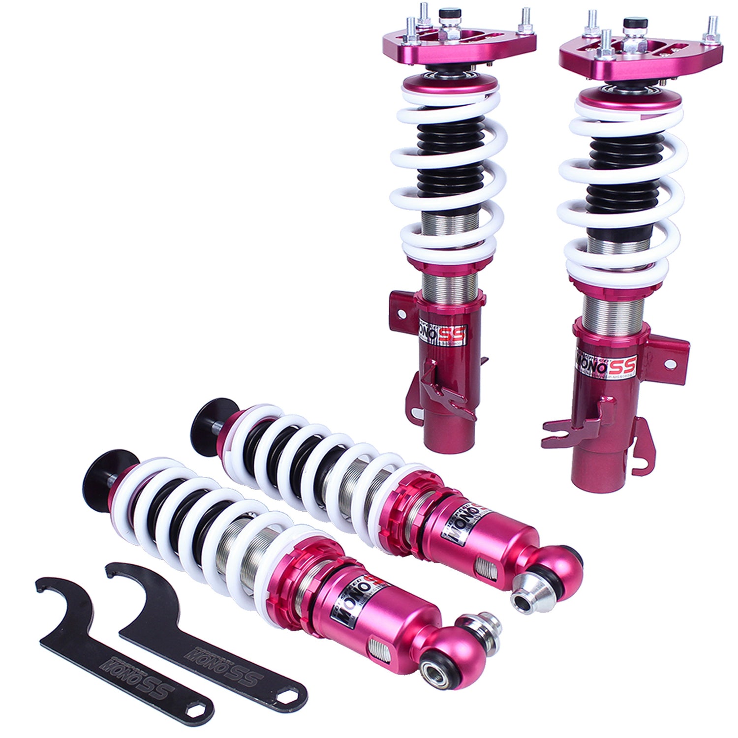 Godspeed MSS0800 MonoSS Coilover Lowering Kit, Fully Adjustable, Ride Height, Spring Tension And 16 Click Damping, MINI Clubman(R55) 2007-14