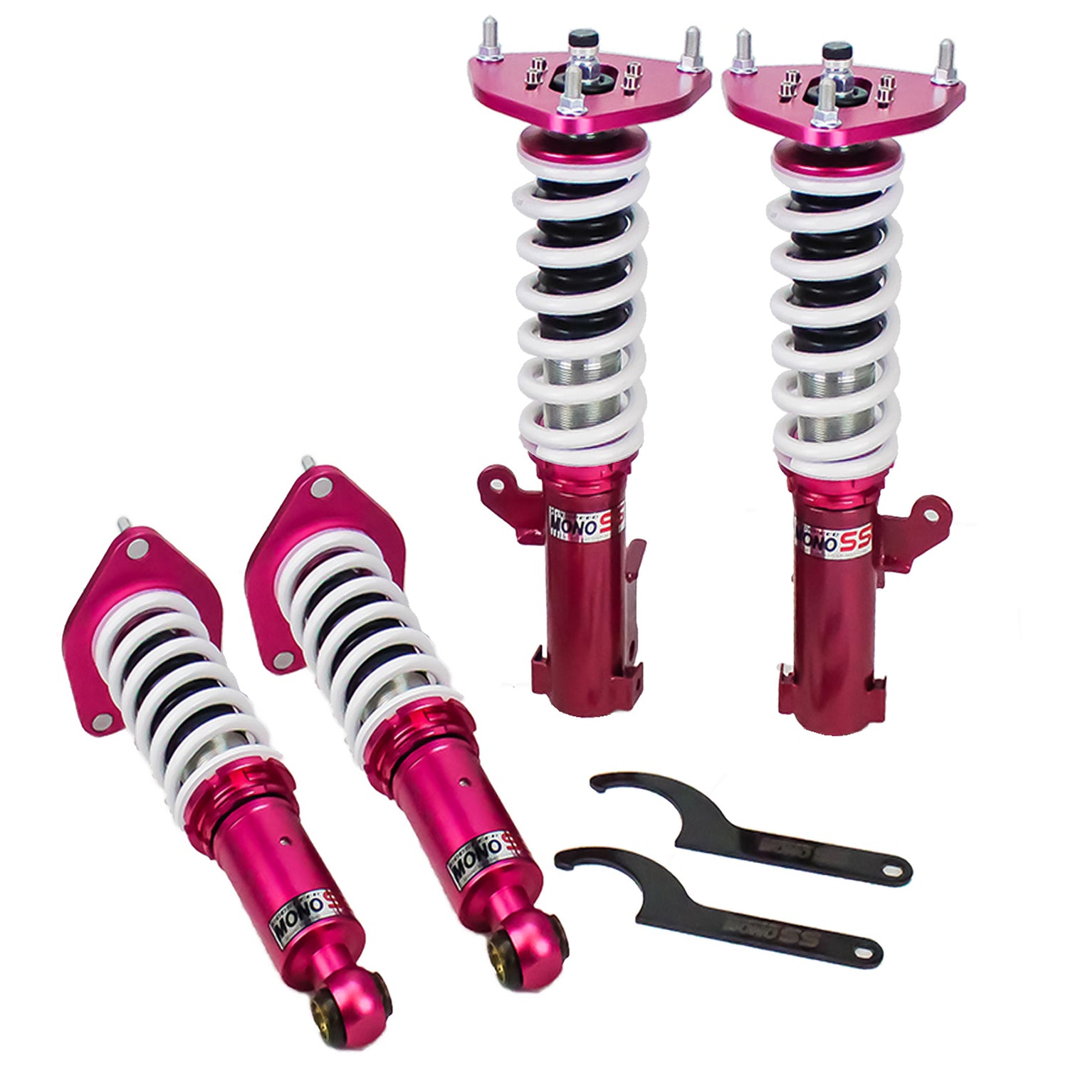 Godspeed MSS1098-A MonoSS Coilover Lowering Kit, Fully Adjustable, Ride Height, Spring Tension And 16 Click Damping, Mitsubishi Eclipse(4G) 2006-12