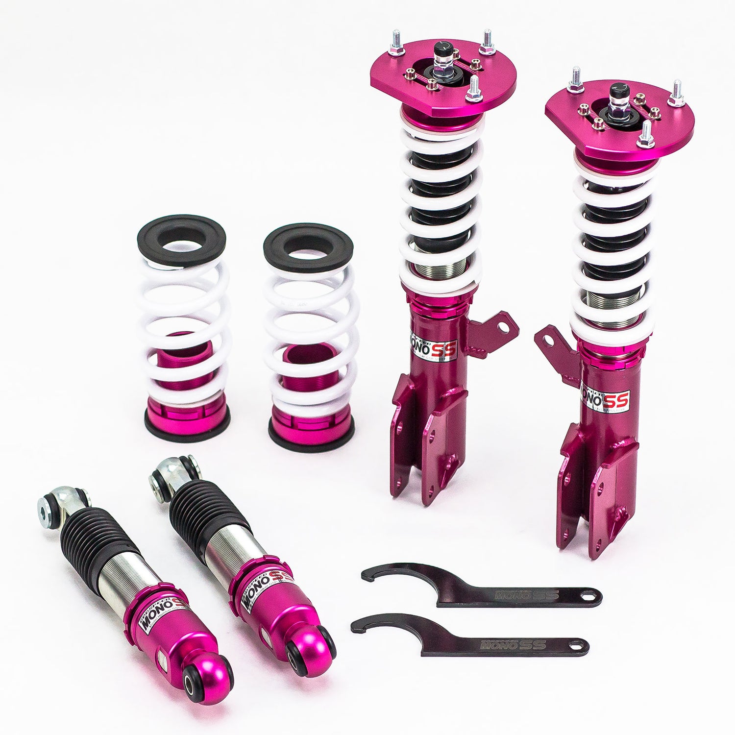 Godspeed MSS1099-B MonoSS Coilover Lowering Kit, Fully Adjustable, Ride Height, Spring Tension And 16 Click Damping, Pontiac G5 2007-09